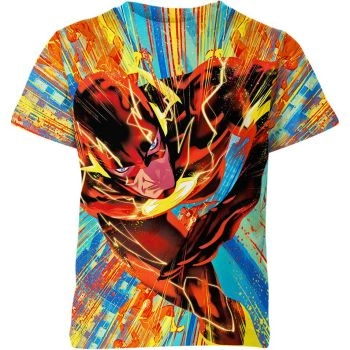 The Flash Lightning Bolt Shirt: Electrifying Speed - A Dazzling and Vibrant Multi-color Tee