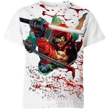 Red Hood T-shirt: Show Off Your Loyalty to Red Hood in White
