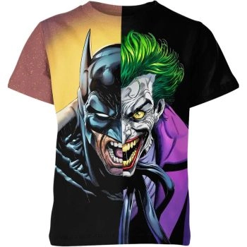 Batman X Joker: Vibrant Colors of Madness - Leisure T-Shirt