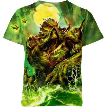 Swamp Thing 3D Shirt: A Dimensional and Intriguing Green Tee