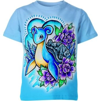 Serene Blue Lapras From Pokemon Shirt