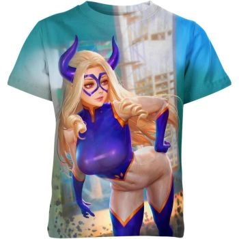 Enchanting Green and Purple Mt Lady From My Hero Academia Shirt