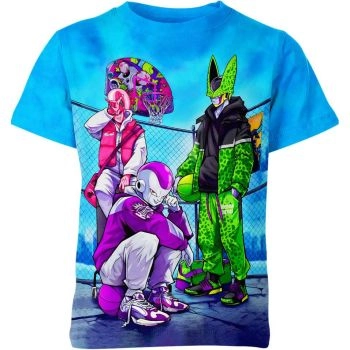 Vibrant Blue Dragon Ball Z Shirt - High-Quality and Dynamic