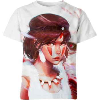 Ivory Grace Princess Mononoke Studio Ghibli Shirt