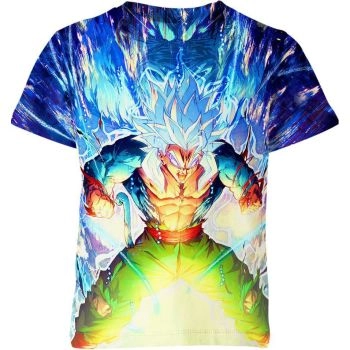 Goku's Dynamic Blue Dragon Ball Z Shirt