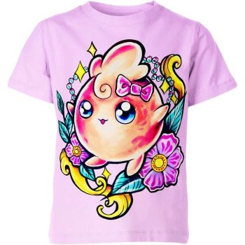 Igglybuff From Pokemon Shirt - Mysterious Lavender Cutie!