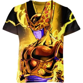 Golden Cell: The Ultimate Bio-Android Dominion Shirt - Embrace the Radiant Yellow