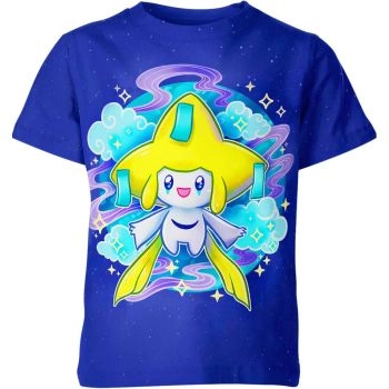 Jirachi's Serene Dreams - Pokemon Shirt in Serene Blue
