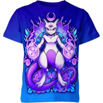 Royal Blue Mewtwo From DQS Shirt