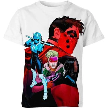 Red Hood T-shirt: Be Fearless Like Red Hood in White