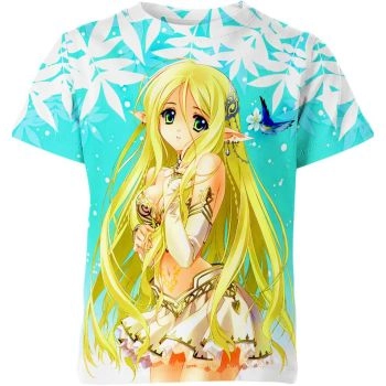 Elven Enchantress - Anime Elf Girl Shirt