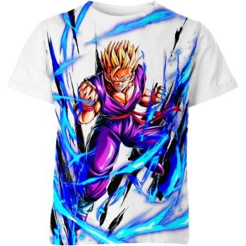 Gohan - Pure White Shirt: Embrace Noble Strength