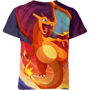 Charizard's Dazzling Spectrum - Charizard From Pokemon Shirt