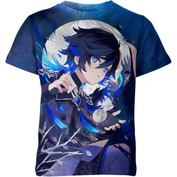 Azure Dreamer - Anime Boy Shirt