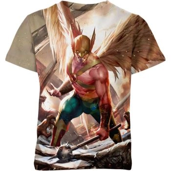 Hawkman Comic Cover T-Shirt: The Brown Hawkman on the Cover of His Own Comic