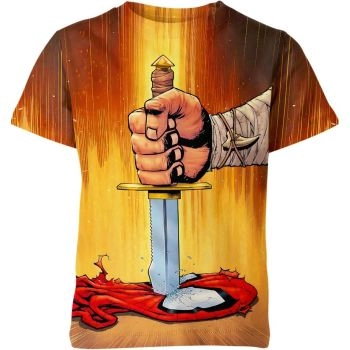 Cartoon Capers: Fashionable and Relaxed Spider-man Man T-Shirt in Yellow