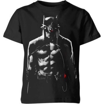 Haunting Laughter: The Batman Who Laughs Laughing Skull Shirt - A Mysterious Black Tee