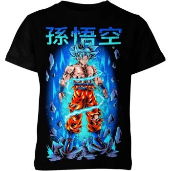 Son Goku's Shadowy Obsidian Dragon Ball Z Shirt