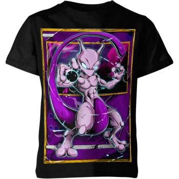 Enigmatic Black and Purple Mew From DQS Shirt