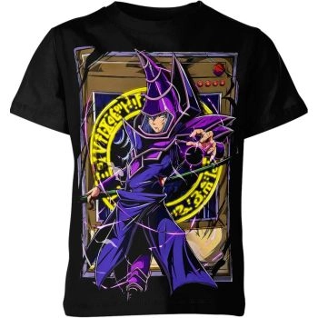 Dark Magician From Yugioh Shirt - Black