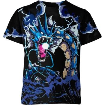 Gyarados From Pokemon Shirt - Midnight Serpent