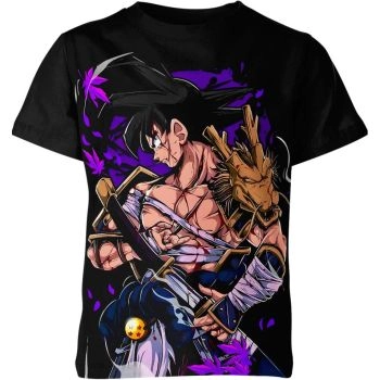 Goku's Mysterious Obsidian Dragon Ball Z Shirt