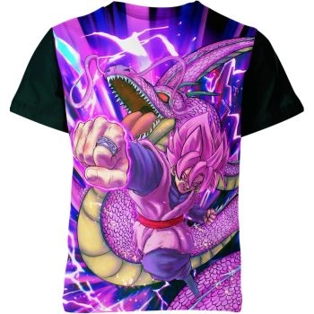 Goku Black Regal Majesty Shirt - Embrace the Power of Royal Purple