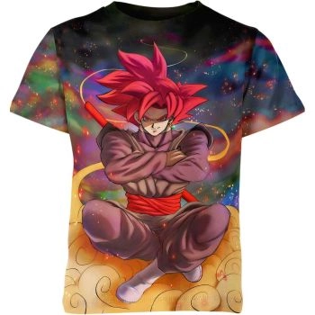 Goku Black - Vibrant Colors of Chaos: Embrace the Dark Saiyan Warrior