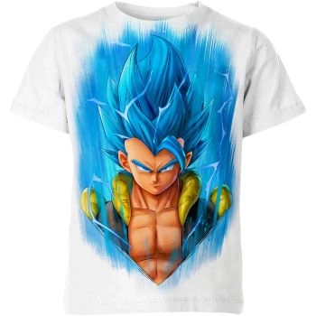 Gogeta - Pure White Shirt: Fusion of Purity and Strength