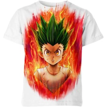 Gon Freecss From Hunter X Hunter Pure White Shirt - Embrace the Innocence