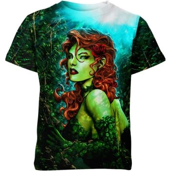 Poison Ivy Shirt - A Floral Fantasy in Green