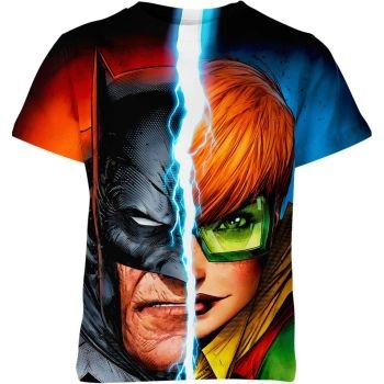 Batman: Colorful and Vibrant Purple Vibes T-Shirt