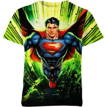Man Of Steel Superman Shirt - A Symbol of Strength in the Green Fields