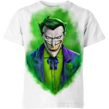 The Classic Joker Smile: White Canvas of Comfort and Style