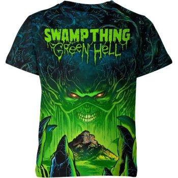 Swamp Thing And Abby Arcane Shirt: Forbidden Love - A Natural and Earthy Green Tee
