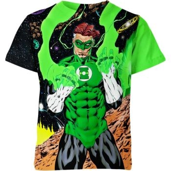 Green Lantern Power Ring T-Shirt - Embrace the Glowing Green Energy