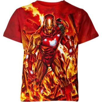 A Red and Gold Mark 85 Suit Design: Iron Man Mark 85 Suit T-shirt