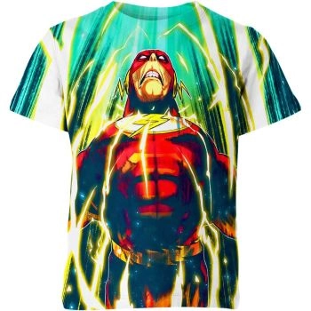The Flash Zoom In Shirt: Speed in Focus - A Dynamic and Vibrant Multi-color Tee