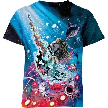 Blue Future: Future Aquaman, The Azure Atlantean T-Shirt