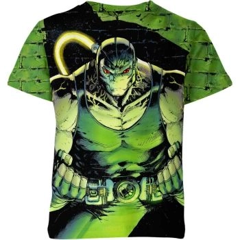 Featuring Formidable Foe with the Bane From Batman T-Shirt in Green and Black