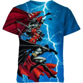 Show Off Your Style with Sleek and Modern Spawn X Batman T-Shirt