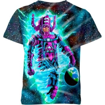 Green Comic: Galactus, The Emerald Eater T-Shirt
