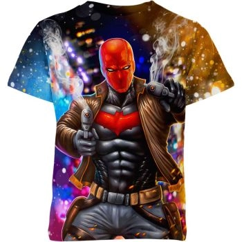 Red Hood T-shirt: Support the Cause of Red Hood in Multicolor