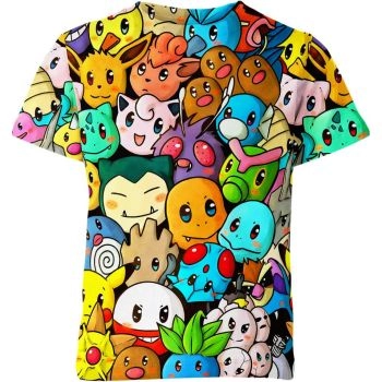 Bunch of Pokemon - Pokemon Shirt