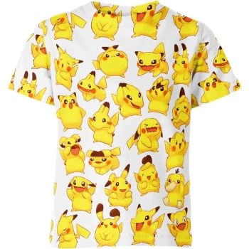 Serene Skies Blue and Yellow Pikachu DQS Shirt