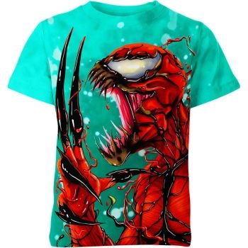 Green Carnage Glowing Eyes Shirt - Eerie and Hypnotizing