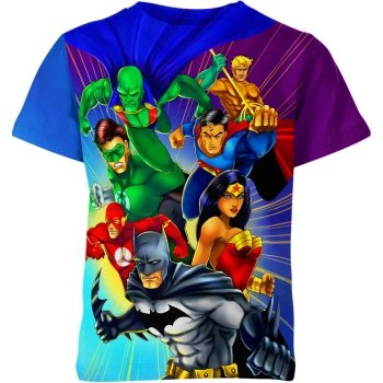 The Justice League Logo: A Colorful & Fashionable T-Shirt Extravaganza