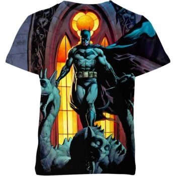 Batman: Vibrant and Multicolor Fun Orange Vibes T-Shirt