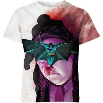 Batman Vs Penguin: The White and Mysterious Purple - Comfy T-Shirt