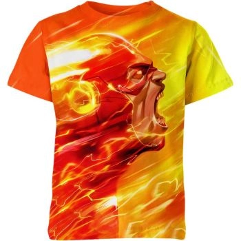 The Flash And Kid Flash Shirt: Mentor and Protégé - A Lively and Energetic Orange Tee